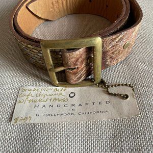 Calleen Cordero 1 1/2" Belt w/ Nickel & Brass